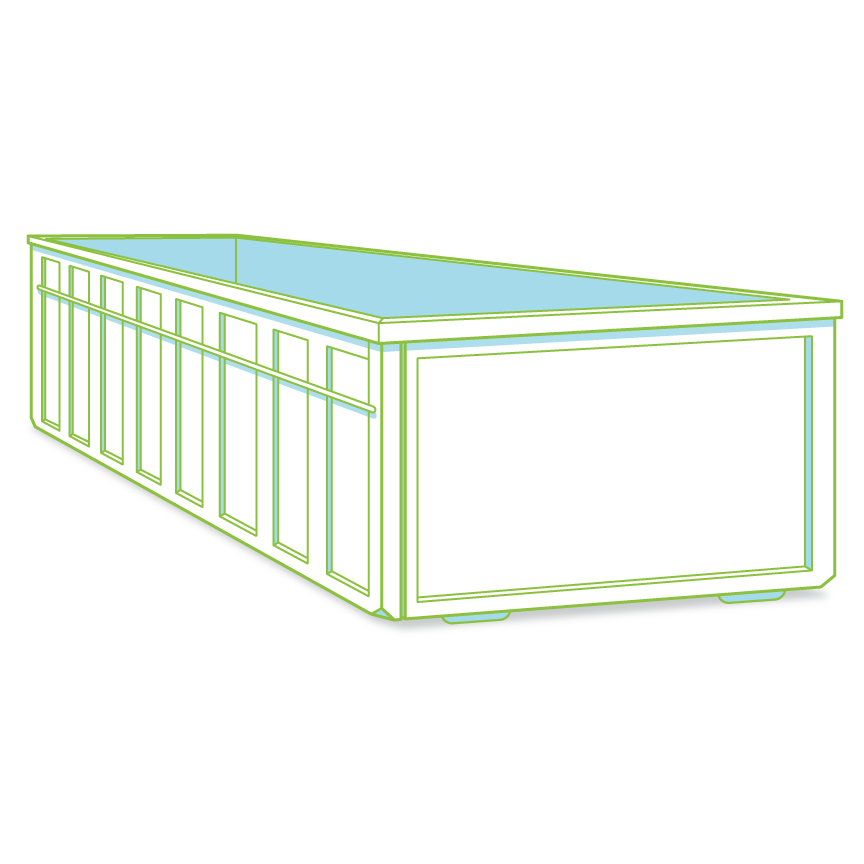 30 yard roll-off dumpster